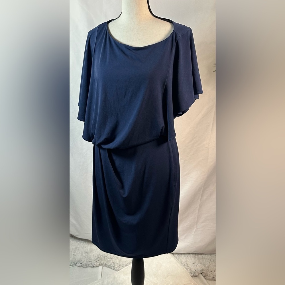 Vince Camuto Blue Midi Dress with Elegant Design 💙 - Picture 3 of 13